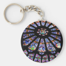 Glass Light Key Chains