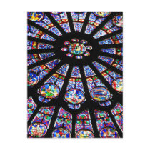 Glass Light Post Card