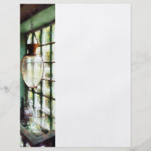 Glass Mortar and Pestle on Windowsill Flyer