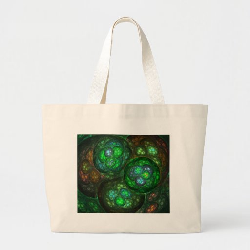 Glass Nodules Tote Bags