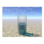 Glass of Water Postcard