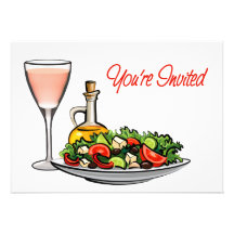 Glass of Wine & a Salad Invited