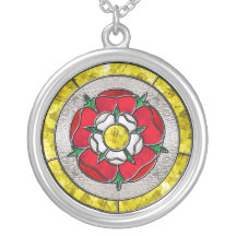 Glass Rose Necklace