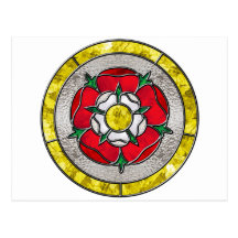 Glass Rose Post Card