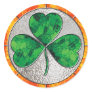 Glass Shamrock Stickers