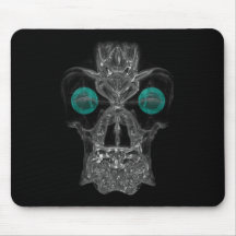 Glass Skull Mouse-Pad Mousepads