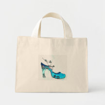 Glass Slipper Canvas Bags
