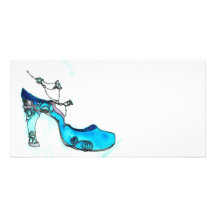 Glass Slipper Custom Photo Card