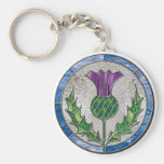 Glass Thistle Keychain