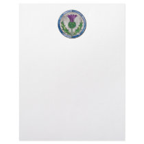Glass Thistle Customized Letterhead