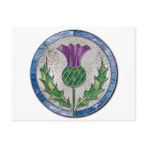 Glass Thistle Post Cards