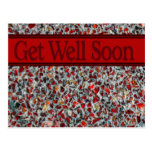 glass tile get well soon postcards