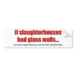 Glass Walls Bumper Sticker bumper stickers