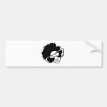 Glasses Bumper Sticker