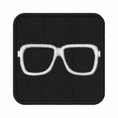 GLASSES EMBROIDERED SHIRT by islandviewembpics