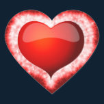 Glassy Heart Sticker