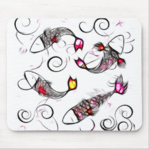 Glassy Kois Mousepad