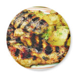 Glazed Chicken Food Magnet