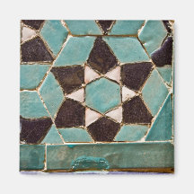Glazed Tile Mosaic Fridge Magnets