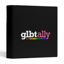 GLBT Ally Dark Avery Binder binders