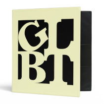 GLBT Black Pop Avery Binder binders