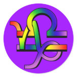 GLBT Capricorn & Libra Stickers