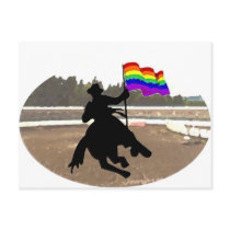 GLBT Cowboy Pride Postcard