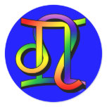 GLBT Gemini & Leo Stickers