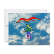 GLBT Hang Glider Custom Invitation