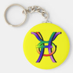GLBT Pisces & Taurus Keychain