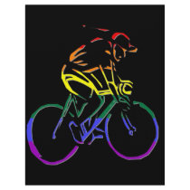 GLBT Pride Bicyclist Custom Letterhead