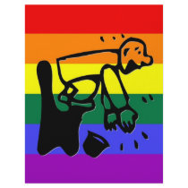 GLBT Pride Clapper Personalized Letterhead
