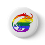 GLBT Pride Demon Pinback Buttons
