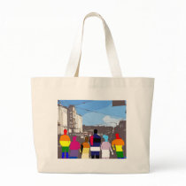 GLBT Pride People in the Castro #2 Tote Bags