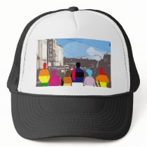 GLBT Pride People in the Castro #2 Hats