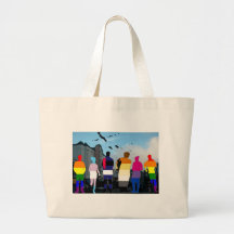 GLBT Pride People in the Castro Tote Bags