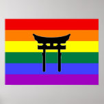 GLBT Shinto Pride Flag Posters