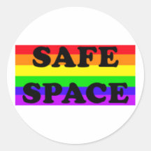 GLBTQA Safe Space Sticker