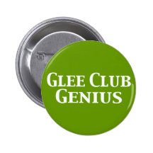 Glee Club Genius Gifts Buttons