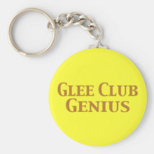 Glee Club Genius Gifts Keychains