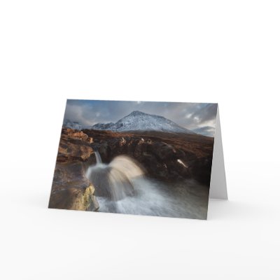 Glen Brittle. Fairy Pool. Greeting Cards by cARTerART