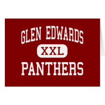 Glen Edwards - Panthers - Middle - Lincoln Greeting Cards
