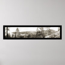 Glenbrook Lake Tahoe Photo 1906 Poster