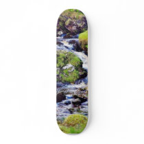 Glengesh Pass In Ireland Stream Brooks Water Moss Skate Board Decks