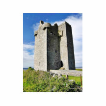 Gleninagh Castle On Hill Photo Sculpture