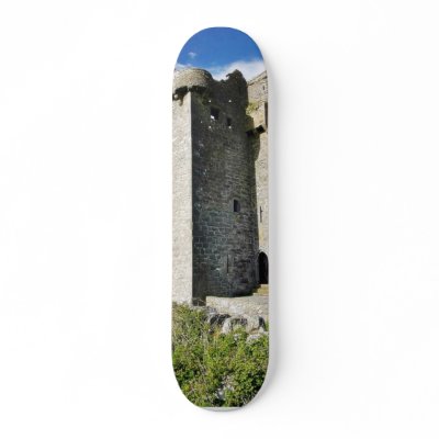 Gleninagh Castle On Hill Skate Decks by lifesphere