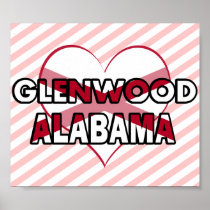 Glenwood, Alabama Poster
