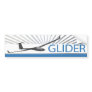 Glider Bumper Sticker