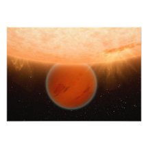 Gliese 436 B Extrasolar Planet Orbiting It's Sun Personalized Invitation