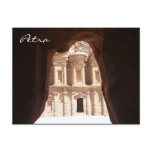 glimpsed monastery petra